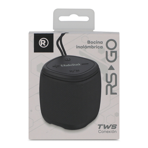 Bocina Inalámbrica Resistente al Agua RadioShack Negro Bocina Inalámbrica Resistente al Agua RadioShack Negro