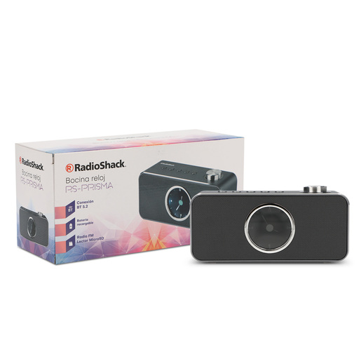 Radio Reloj Bluetooth 5.2 RadioShack con Pantalla Gris Radio Reloj Bluetooth 5.2 RadioShack con Pantalla Gris