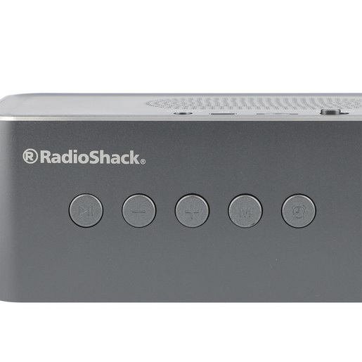 Radio Reloj Bluetooth 5.2 RadioShack con Pantalla Gris Radio Reloj Bluetooth 5.2 RadioShack con Pantalla Gris