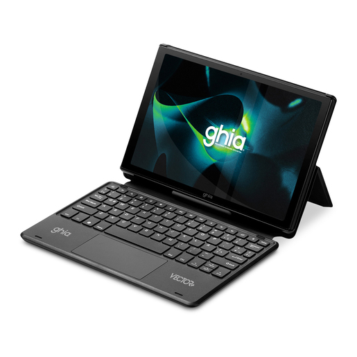 Tablet con Teclado Vector Plus Ghia 379 10.1 pulg. 4gb RAM 64gb