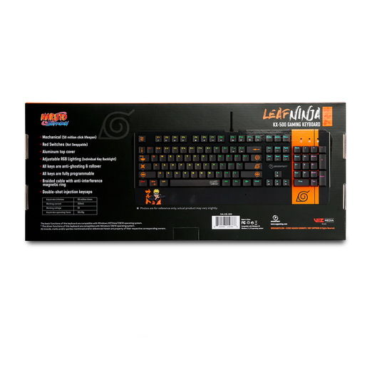 Teclado Gamer Leaf Ninja KX-500 CheckPoint RGB