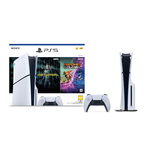 Bundle Consola PlayStation 5 Slim Estándar 120 FPS Blanco Incluye 2 juegos Bundle Consola PlayStation 5 Slim Estándar 120 FPS Blanco Incluye 2 juegos