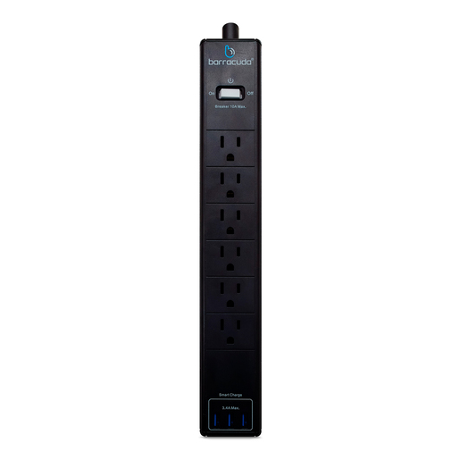 Supresor de Picos Multicontacto SP 106U Barracuda 6 contactos 3 USB 3.4 A Supresor de Picos Multicontacto SP 106U Barracuda 6 contactos 3 USB 3.4 A