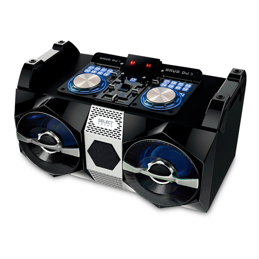 Minicomponente Select Sound Rave DJ 100000W Negro Minicomponente Select Sound Rave DJ 100000W Negro