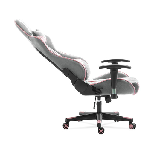Silla Gamer RadioShack Gris con Rosa Silla Gamer RadioShack Gris con Rosa