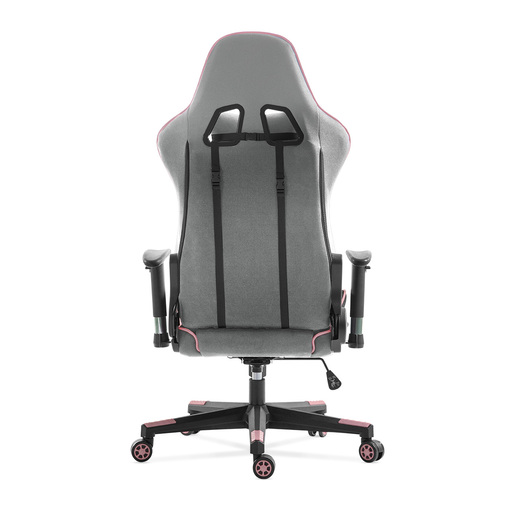 Silla Gamer RadioShack Gris con Rosa Silla Gamer RadioShack Gris con Rosa