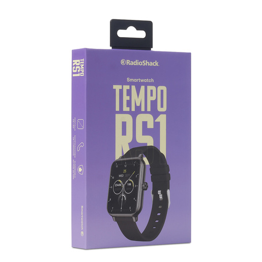 Smartwatch Tempo RadioShack 1.83 pulg. Negro Smartwatch Tempo RadioShack 1.83 pulg. Negro