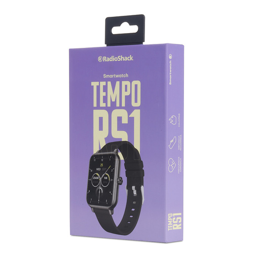 Smartwatch Tempo RadioShack 1.83 pulg. Negro Smartwatch Tempo RadioShack 1.83 pulg. Negro