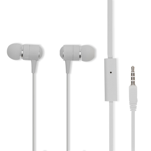 Audífonos Alámbricos RadioShack In Ear Micrófono 3.5 mm Blanco Audífonos Alámbricos RadioShack In Ear Micrófono 3.5 mm Blanco