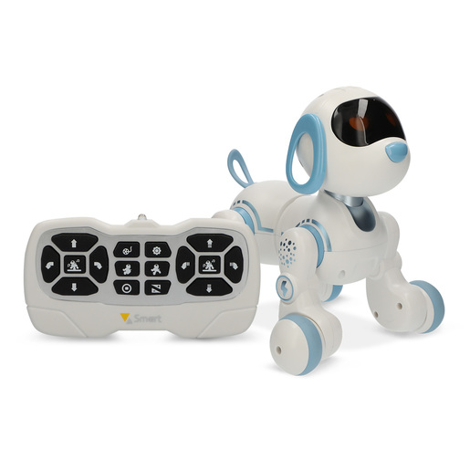 Perro Puppy a Control Remoto RadioShack Blanco/Azul Perro Puppy a Control Remoto RadioShack Blanco/Azul