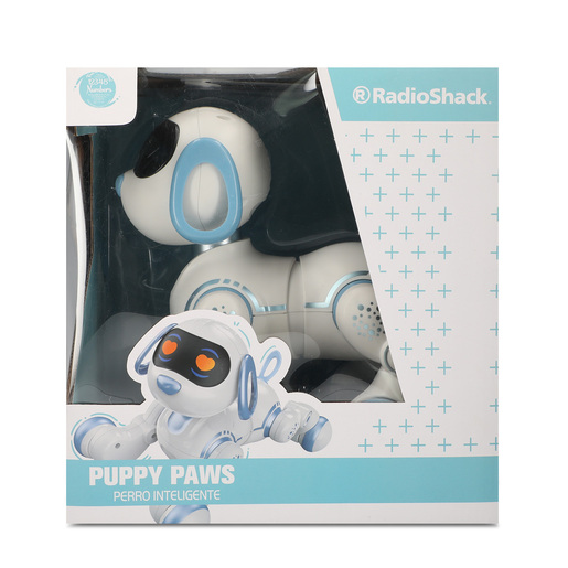 Perro Puppy a Control Remoto RadioShack Blanco/Azul Perro Puppy a Control Remoto RadioShack Blanco/Azul