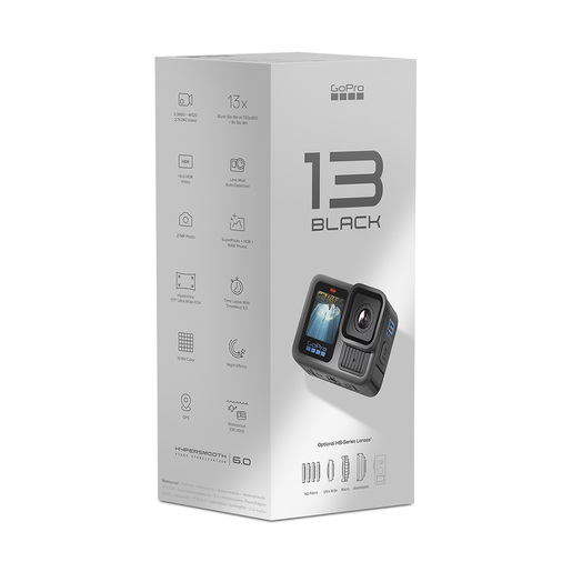 Cámara GoPro Hero 13 5.3k Negro  Cámara GoPro Hero 13 5.3k Negro