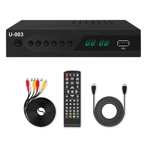 Decodificador de TV Digital Dbugg para Canales HD Negro Decodificador de TV Digital Dbugg para Canales HD Negro