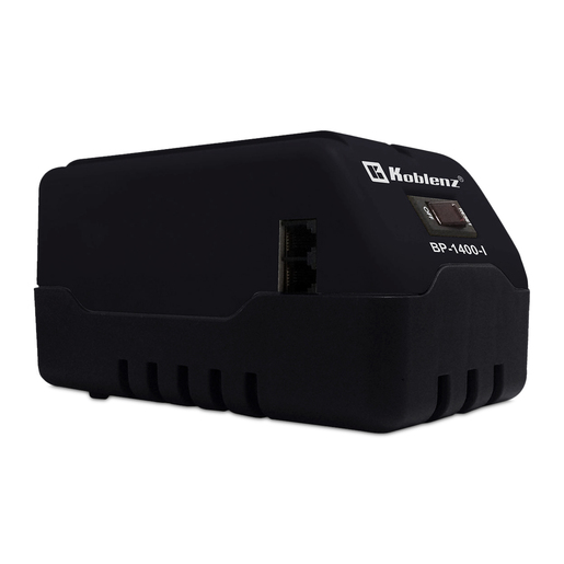 Regulador de Voltaje 1400VA Koblenz 2 piezas Negro Regulador de Voltaje 1400VA Koblenz 2 piezas Negro