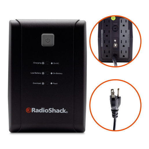 No Break Inteligente RadioShack 600VA Negro No Break Inteligente RadioShack 600VA Negro