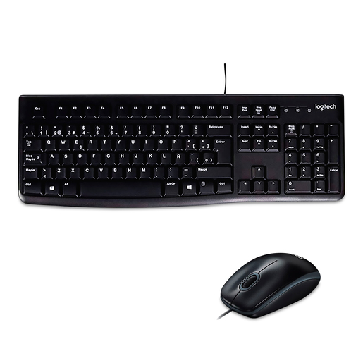 Teclado con Mouse Alámbrico Logitech MK120 / Negro Teclado con Mouse Alámbrico Logitech MK120 / Negro