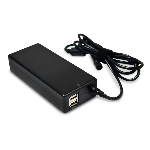 Cargador Universal para Laptop RadioShack / Negro / 90 W / 2 USB Cargador Universal para Laptop RadioShack / Negro / 90 W / 2 USB