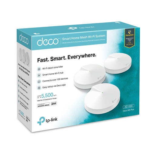 Sistema Inalámbrico WiFi Mesh TP Link Deco M5 / 3 piezas Sistema Inalámbrico WiFi Mesh TP Link Deco M5 / 3 piezas