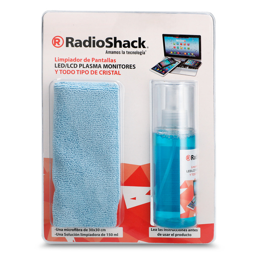 Kit Limpiador de Pantallas RadioShack / 2 piezas Kit Limpiador de Pantallas RadioShack / 2 piezas