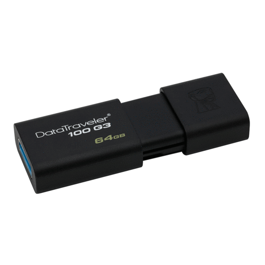 Memoria USB Kingston DataTraveler 100 / 64 gb / Negro Memoria USB Kingston DataTraveler 100 / 64 gb / Negro