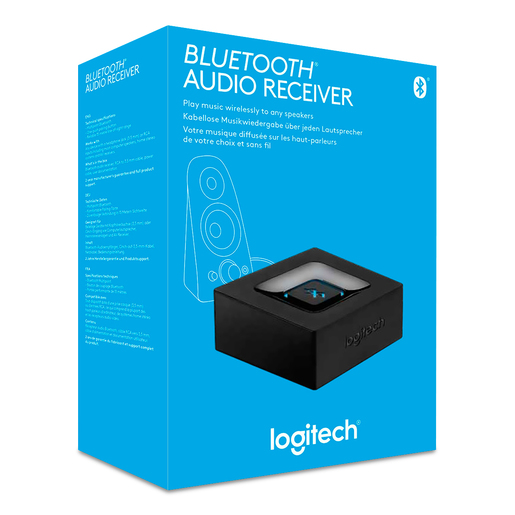 Adaptador de Audio Multipunto BT 3.5 mm Logitech / Bluetooth / Negro