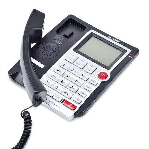 Teléfono Alámbrico con Altavoz Select Sound 8028 / Negro