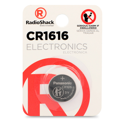 Pila Botón de Litio CR1616 RadioShack