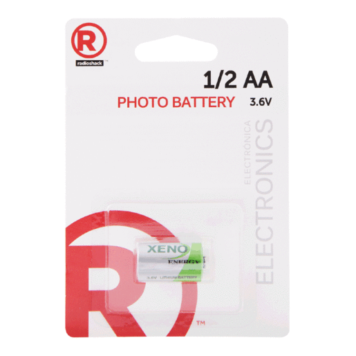 Pila Foto de Litio 1/2 AA RadioShack Pila Foto de Litio 1/2 AA RadioShack