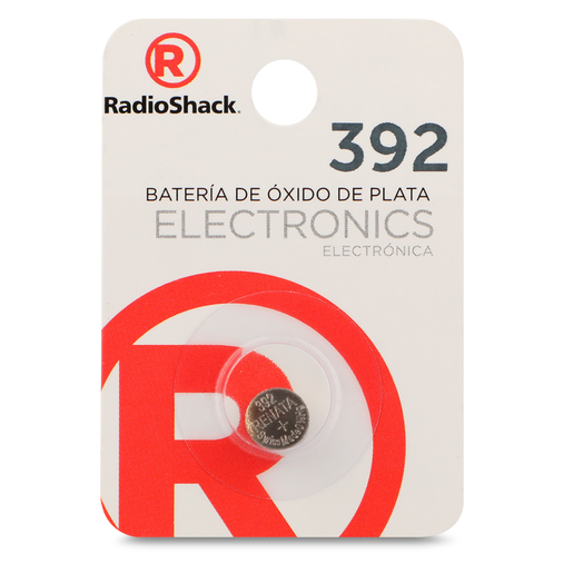 Pila para Reloj de Óxido de Plata 392 RadioShack