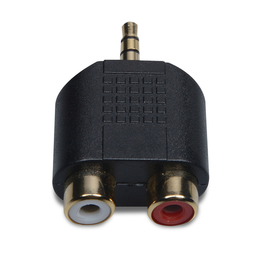 Adaptador de Audio Auxiliar 3.5 mm a RCA RadioShack / Negro Adaptador de Audio Auxiliar 3.5 mm a RCA RadioShack / Negro