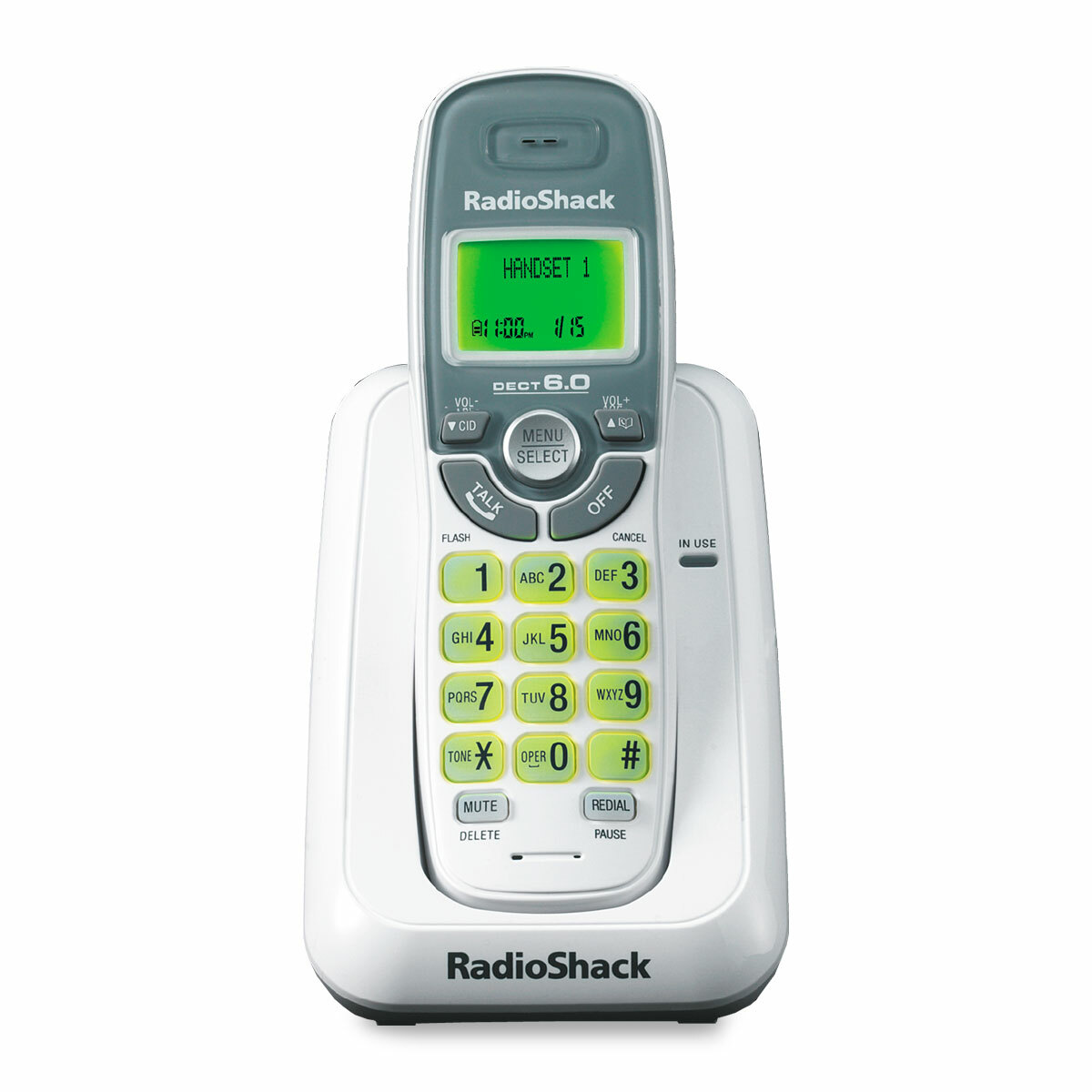 Teléfono Inalámbrico con Identificador RadioShack RS6114 / Blanco, Teléfonos  inalámbricos, Teléfonos fijos, Telefonía Fija y Celulares, Todas, Categoría