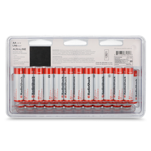 Pilas Alcalinas AA RadioShack 36 piezas Pilas Alcalinas AA RadioShack 36 piezas