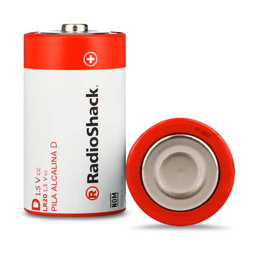 Pilas Alcalinas D RadioShack 2 piezas Pilas Alcalinas D RadioShack 2 piezas