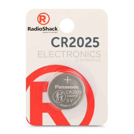 Pila de Litio Botón CR 2025 RadioShack
