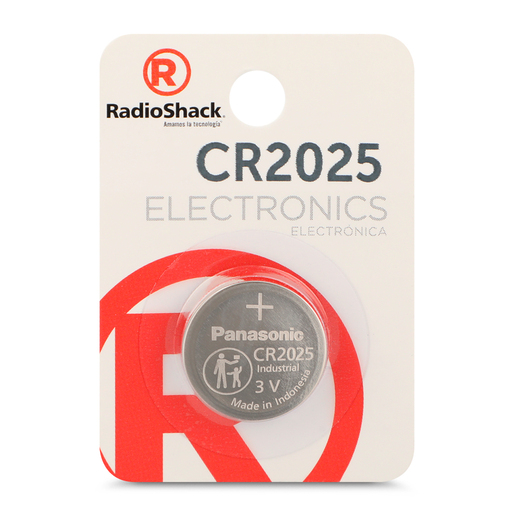 Pila de Litio RadioShack 3v CR2025 1 pieza Pila de Litio RadioShack 3v CR2025 1 pieza