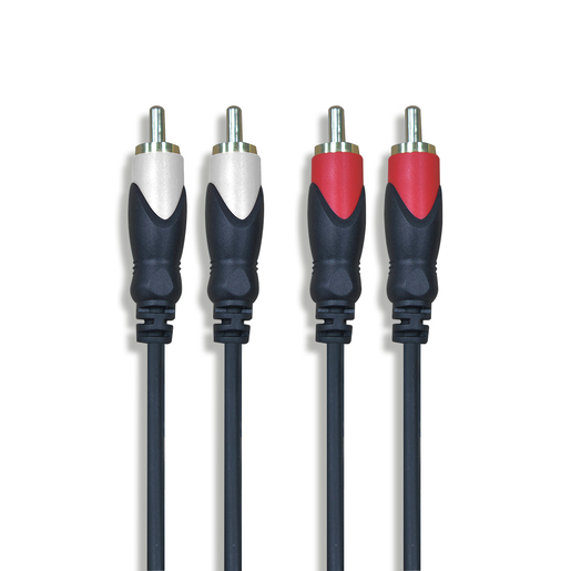 Cable RCA Audio Estéreo RadioShack / 3.6 m / Plástico / Negro Cable RCA Audio Estéreo RadioShack / 3.6 m / Plástico / Negro