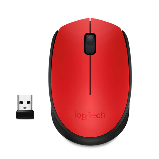 Mouse Inalámbrico Logitech M170 / Rojo / USB Mouse Inalámbrico Logitech M170 / Rojo / USB