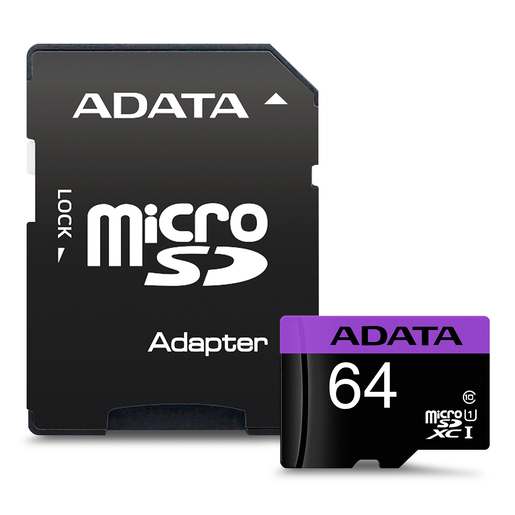 Tarjeta Micro SD Adata Premier Clase 10 64 gb