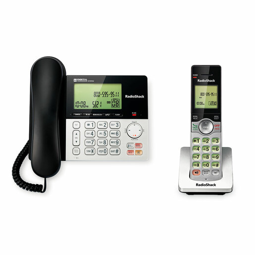 Teléfono Inalámbrico y Alámbrico con Identificador RadioShack CS6949 /  Plata, Teléfonos inalámbricos, Teléfonos fijos, Telefonía Fija y  Celulares, Todas, Categoría