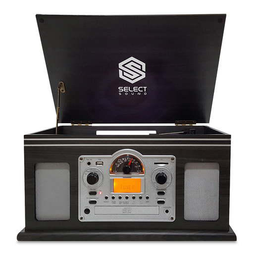 Tornamesa Bluetooth Vintage Select Sound BT9200 Negro