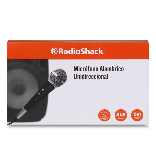Micrófono Dinámico RadioShack FM 125 Negro