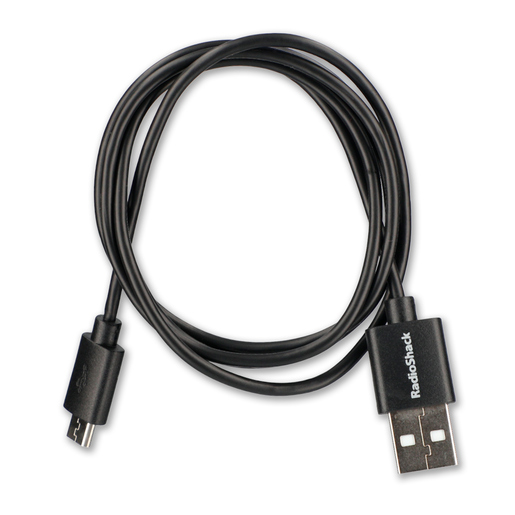Cable USB a Micro USB RadioShack / 91.4 cm / Plástico / Negro