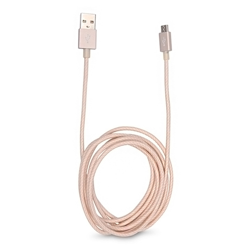 Cable USB a Micro USB RadioShack / 1.8 m / Trenzado / Oro Cable USB a Micro USB RadioShack / 1.8 m / Trenzado / Oro