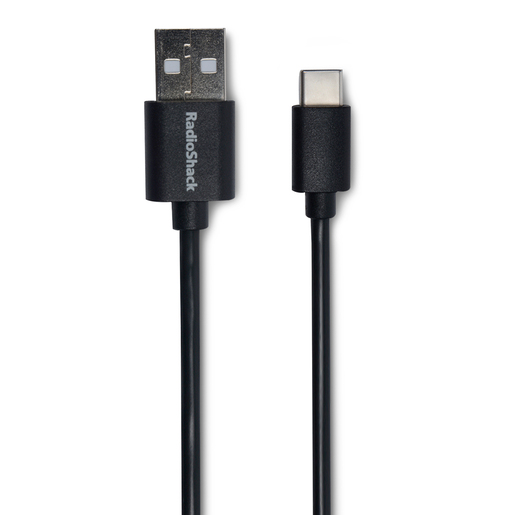Cable USB a Tipo C RadioShack / 1.20 m / Plástico / Negro