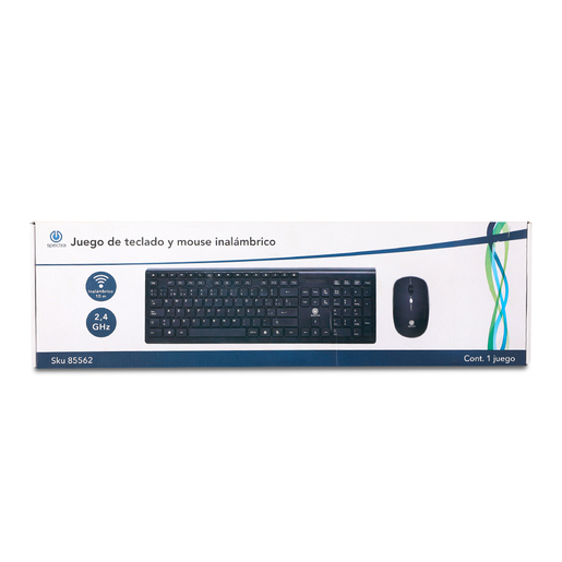 Teclado y Mouse Inalámbrico WKM-510 Spectra USB