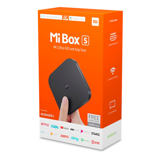 Reproductor Xiaomi Mi Box S / Ultra HD 4k / HDMI / Negro