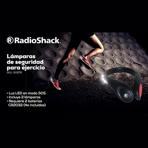 Lámparas de Seguridad Deportivas RadioShack 6301835 / Negro