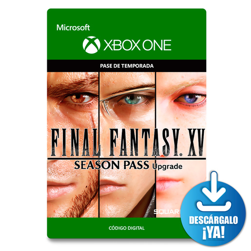 Final Fantasy XV Season Pass Upgrade / Pase de temporada digital / Xbox One / Descargable Final Fantasy XV Season Pass Upgrade / Pase de temporada digital / Xbox One / Descargable