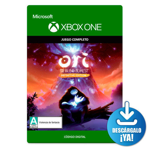 Ori and The Blind Forest Definitive Edition / Juego digital / Xbox One / Descargable Ori and The Blind Forest Definitive Edition / Juego digital / Xbox One / Descargable
