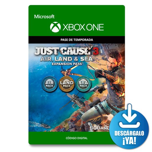 Just Cause 3 Season Pass / Pase de temporada digital / Xbox One / Descargable Just Cause 3 Season Pass / Pase de temporada digital / Xbox One / Descargable